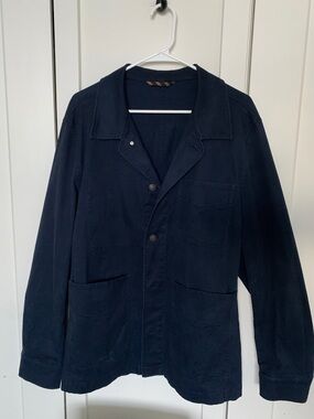 Brooks Brothers navy chore jacket overcoat